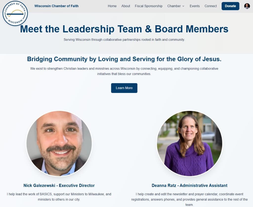 Team Page